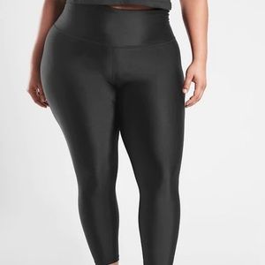 Athleta Elation Shine Leggings Plus size 2x Black leggings